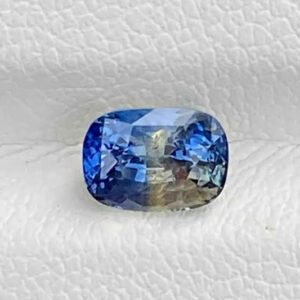 Bi Color Sapphire Sri Lanka – Cushion Shape Heated 1.40ct
