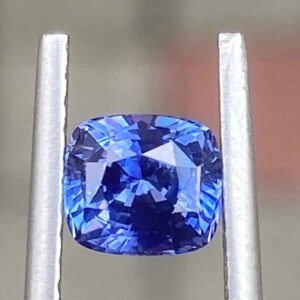 Blue Sapphire from Sri Lanka – Cushion Cut Unheated Gemstone 1.15ct