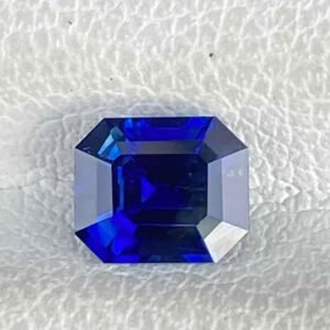 Ceylon Royal Blue Sapphire – 1.06ct Emerald Cut | Sri Lanka Gemstone