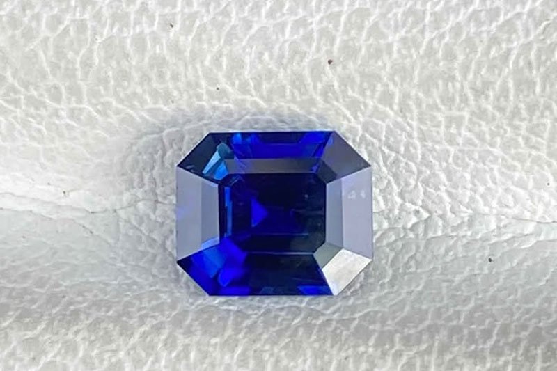 Ceylon Royal Blue Sapphire – 1.06ct Emerald Cut | Sri Lanka Gemstone
